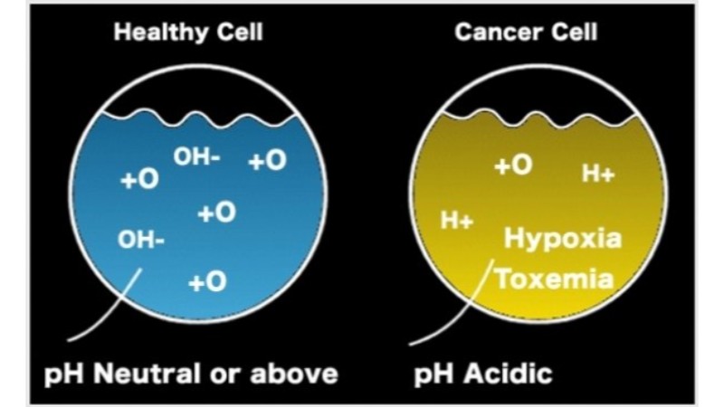 cancer, aciditate